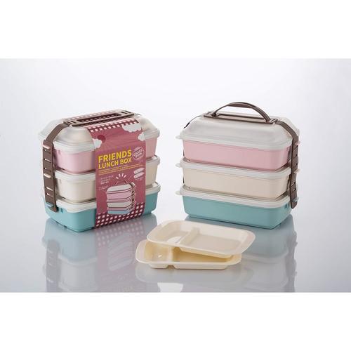 フレンズランチ 3段セット 行楽 大型弁当箱
