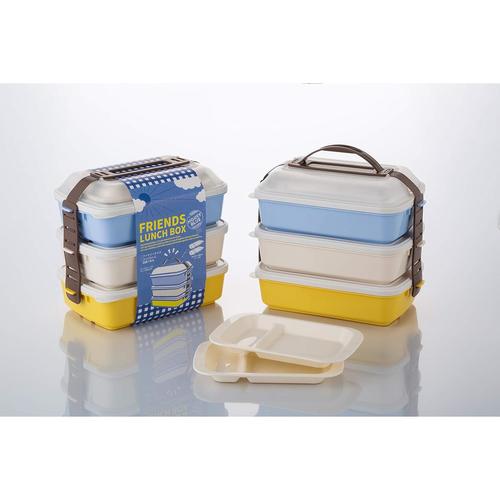フレンズランチ 3段セット 行楽 大型弁当箱