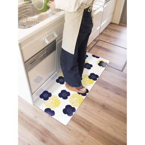 拭ける北欧風キッチンマット 120cm