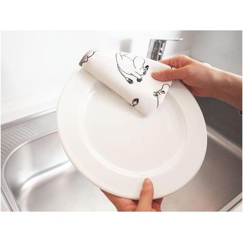 マイクロファイバーふきん 3枚 ムーミン