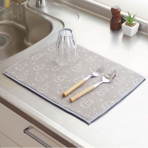 吸水 水切りマット ミッフィー