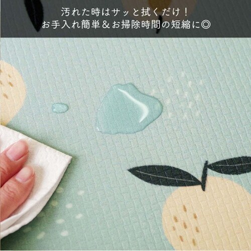 スキマにピタっ!拭ける トイレマット