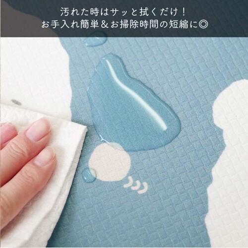 スキマにピタっ! 拭ける トイレマット