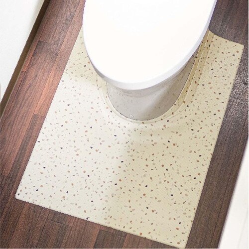 スキマにピタっ! 拭ける トイレマット 耳長