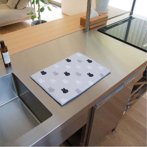 吸水 水切りマット ミッフィー