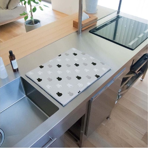 吸水 水切りマット ミッフィー