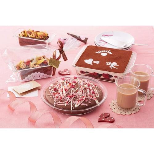 耐熱ガラス パウンドケーキ型 18×8cm用×3