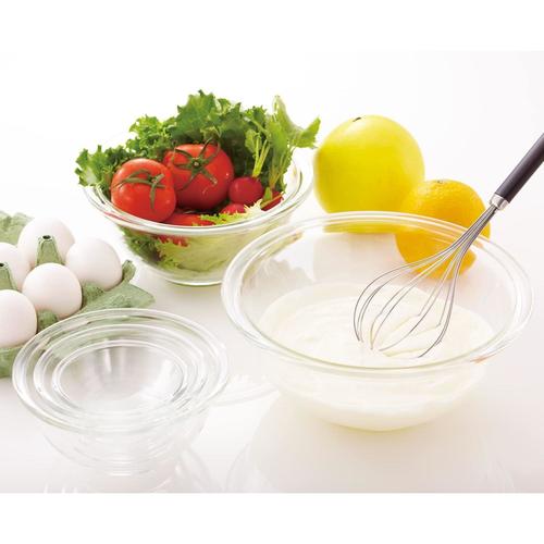 耐熱ガラス ボウル 丸型×4