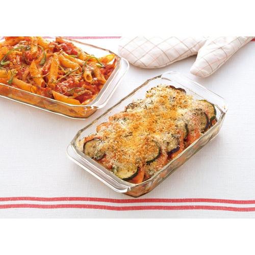 耐熱ガラス オーブントースター皿×2