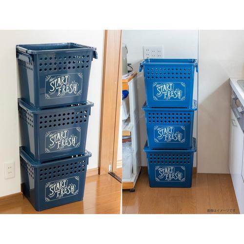 スタッキング バスケット 深型