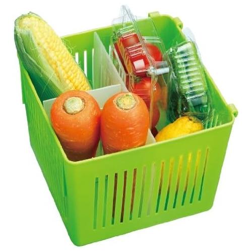 冷蔵庫野菜室 整理ケース R グリーン