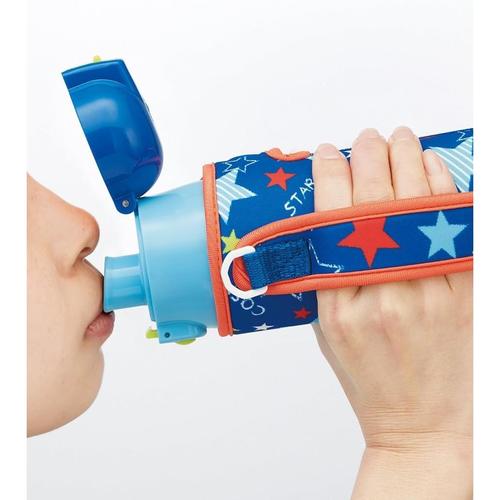 子供用 水筒 星柄 専用カバー付き