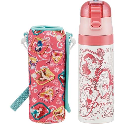 子供用 水筒 プリンセス 専用カバー付き 保冷専用