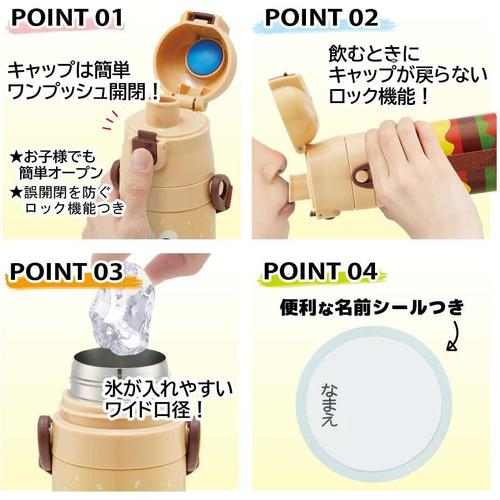 水筒 直飲み バーガーコンクス 子供用