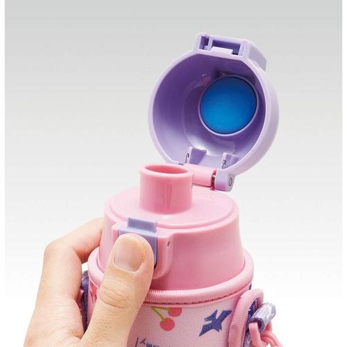 子供用 水筒 ハッピー&スマイル 専用カバー付き