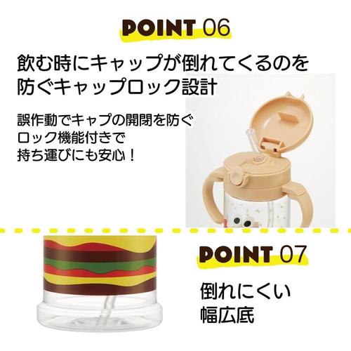 ストローマグ 折りたたみハンドル バーガーC