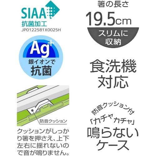 箸 箸箱セット 19.5cm ブルックリン