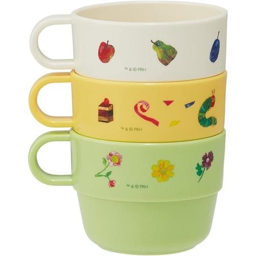 子供用 コップ はらぺこあおむし 3個入