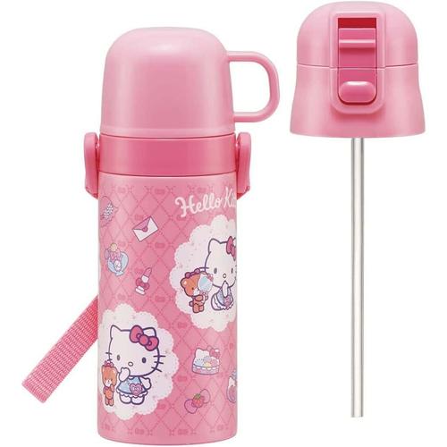 子供用 水筒 ストロー コップ ハローキティ