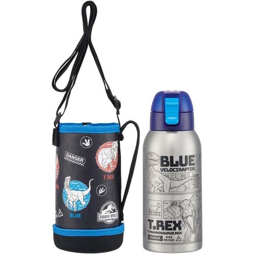 子供用 水筒 ジュラシック・W カバー付き