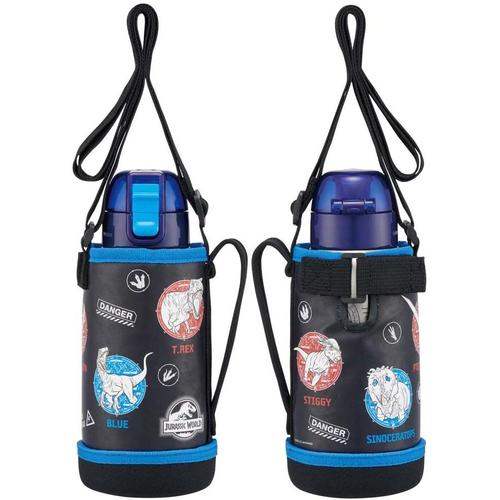 子供用 水筒 ジュラシック・W カバー付き