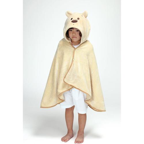 吸水速乾 フード付 バスポンチョ くまのプーさん