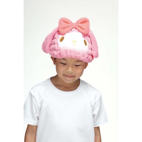 吸水 速乾 アニマル タオルキャップ マイメロ