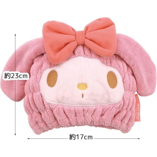 吸水 速乾 アニマル タオルキャップ マイメロ