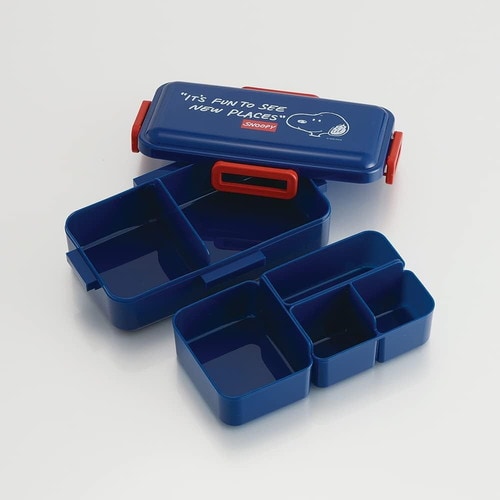 弁当箱 830ml 大容量 スヌーピーネイビー