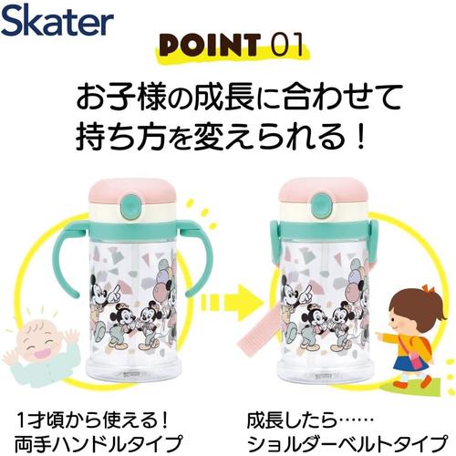 ベビー用マグカップストロー付き370mlミッキー