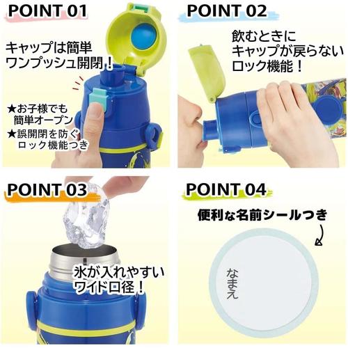 水筒 直飲み スプラトゥーン 3 子供用