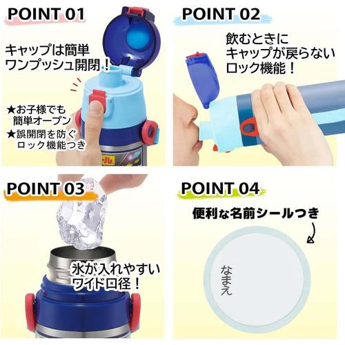 水筒 直飲み プラレール 子供用