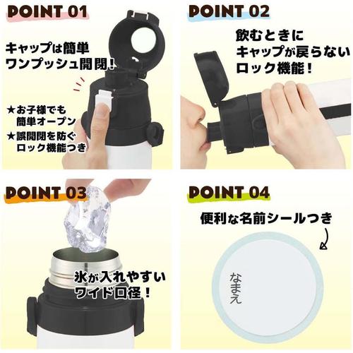 子供用 水筒 直飲み コップ飲み ジュラシック