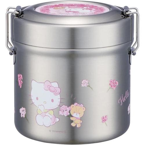抗菌 保温弁当箱 丼ぶり型 真空 ハローキティ
