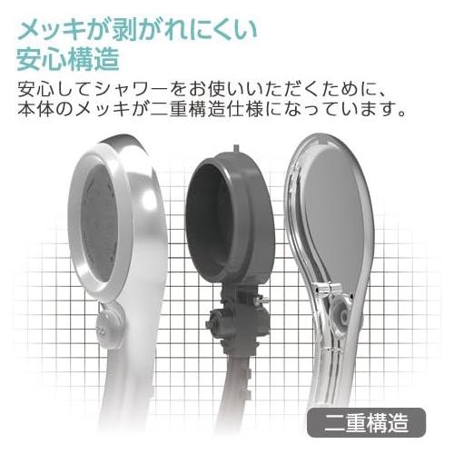 シャワーヘッド ホースセット節水