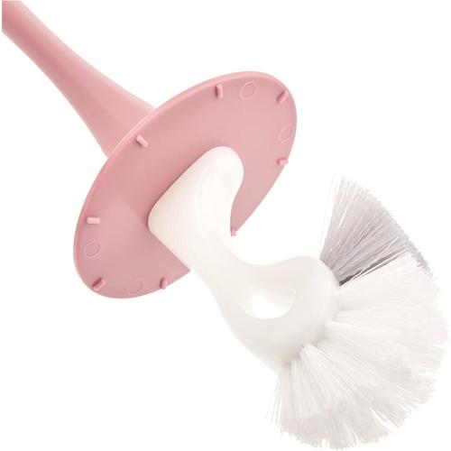 カラーデコ トイレブラシ ケース スモークピンク