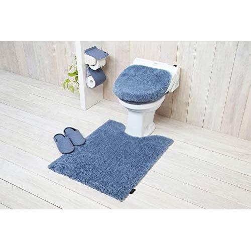 モダニスト トイレマット ロングサイズ ブルー
