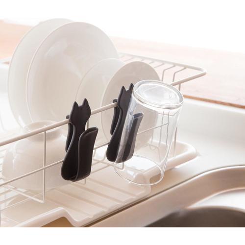 猫のコップ掛け 2個入