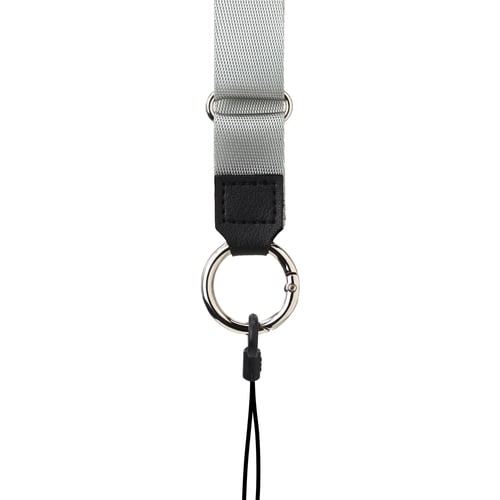 ショルダーストラップ 平紐タイプ グレー 2セット