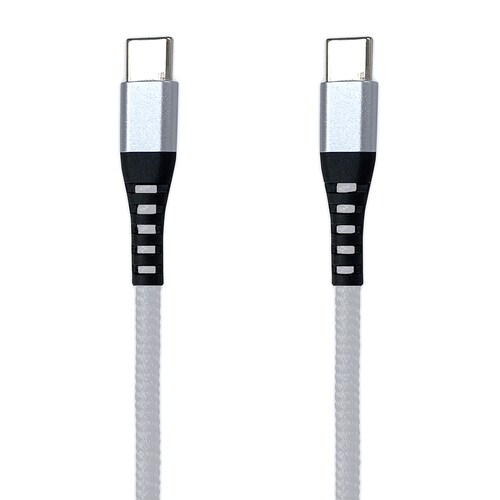 TypeC−TypeCケーブル1.2m 銀2セット
