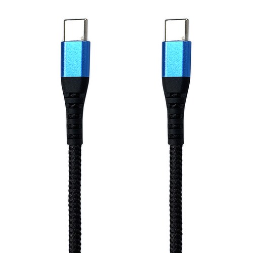 TypeC−TypeCケーブル1.2m 青2セット