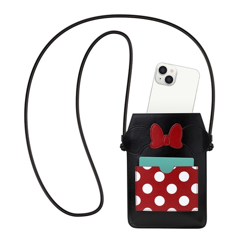 スマートフォン ショルダーポーチ ミニーマウス