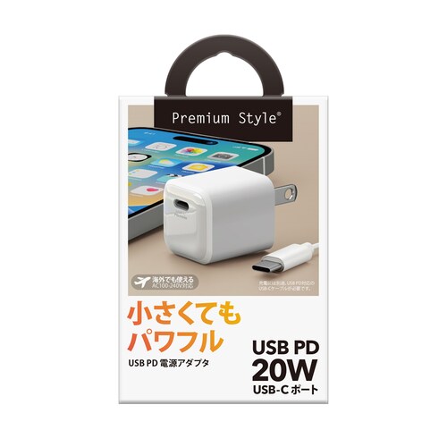 USB PD 20W USB−C 電源アダプタ 白