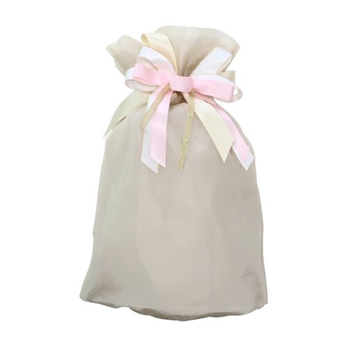 ワンタッチリボン パステル ピンク 5セット