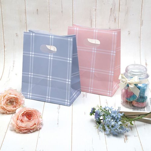 小判抜きペーパーBAGチェックピンク5枚入10セッ