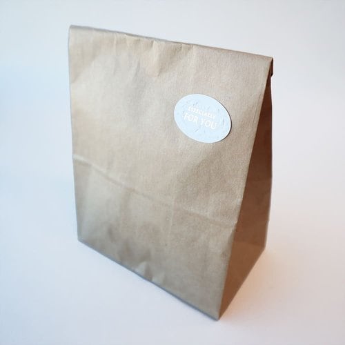 ラッピングシールFORYOUホワイト10セット