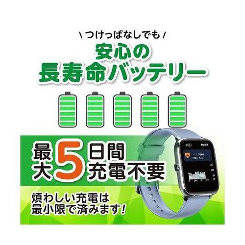 らくらくスマートウォッチ シルバー QS