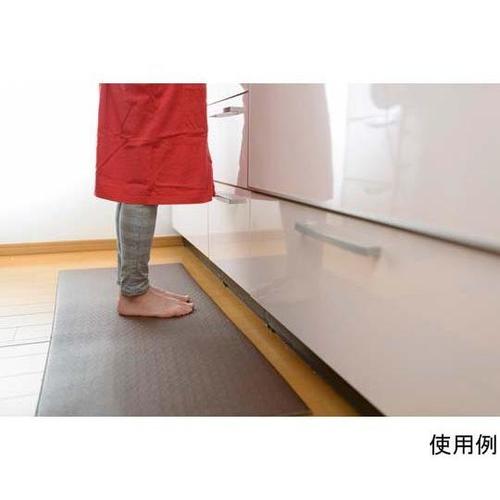 キッチンフロアマット プロ ブラウン M