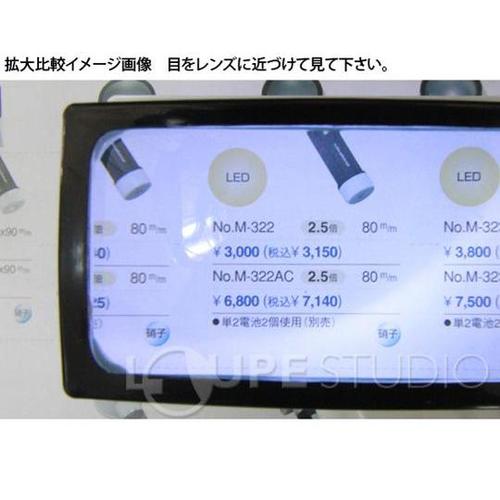 フラッシュルーペ 2.5倍 45×90m