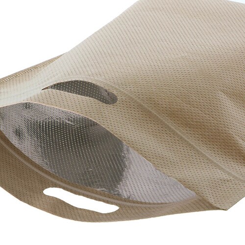 クラフト紙ラミスル保冷バッグ(不織布)10枚入20